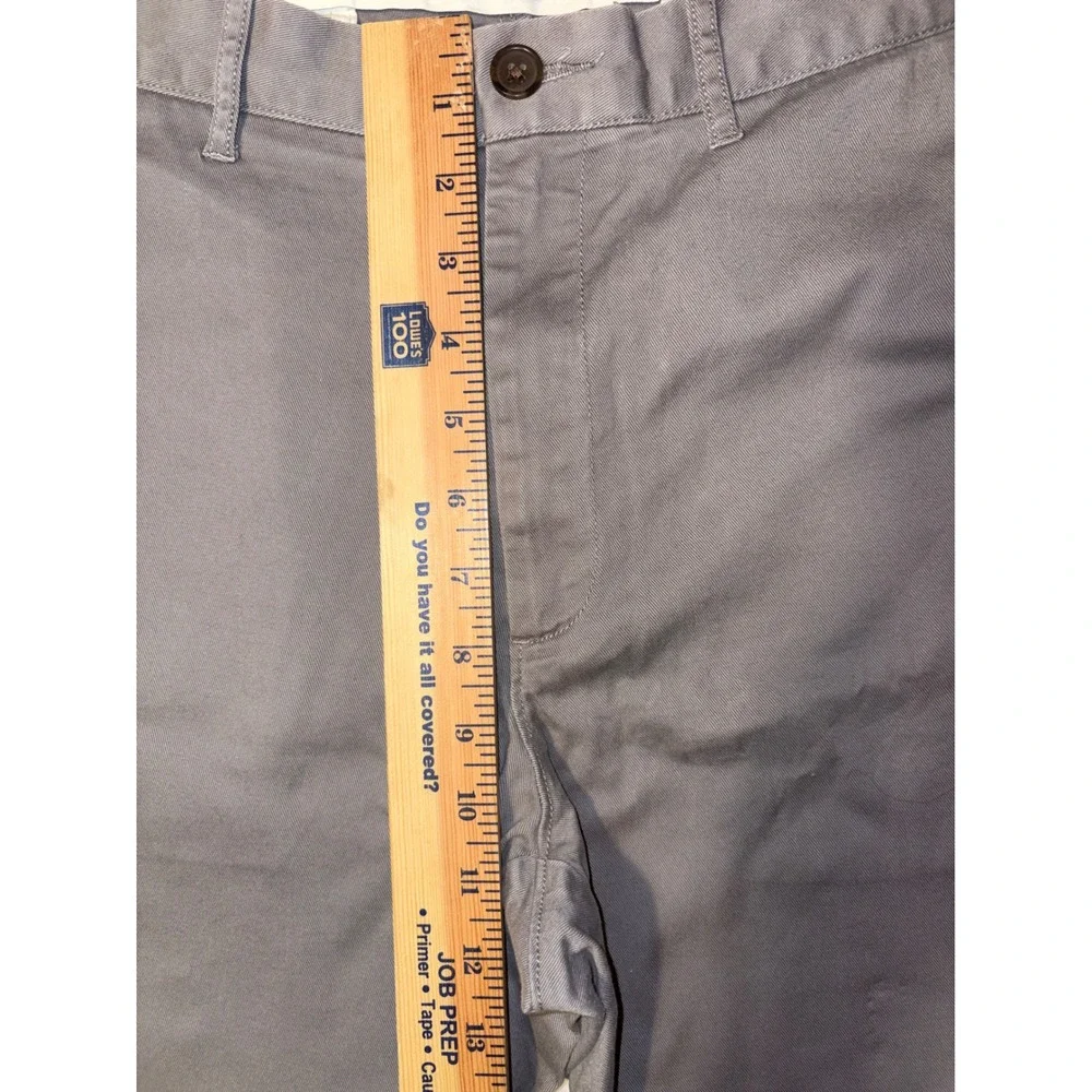 J Crew Flex Straight Fit Chino Pants Gray Mens W36 L30‎ Cotton Blend